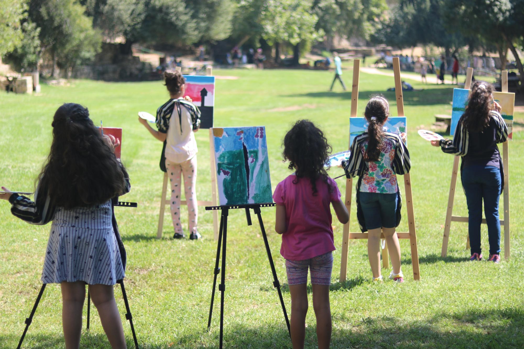 Participants in the Art of Painting program