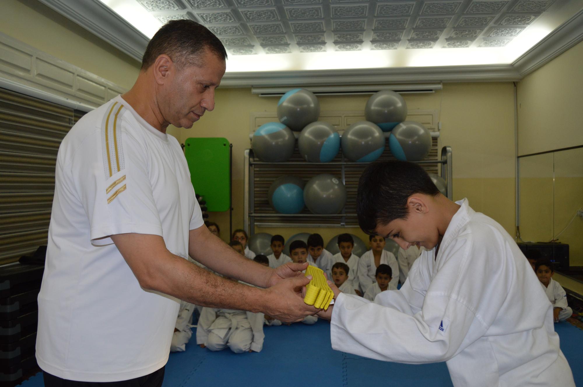 Participants in Karate Program