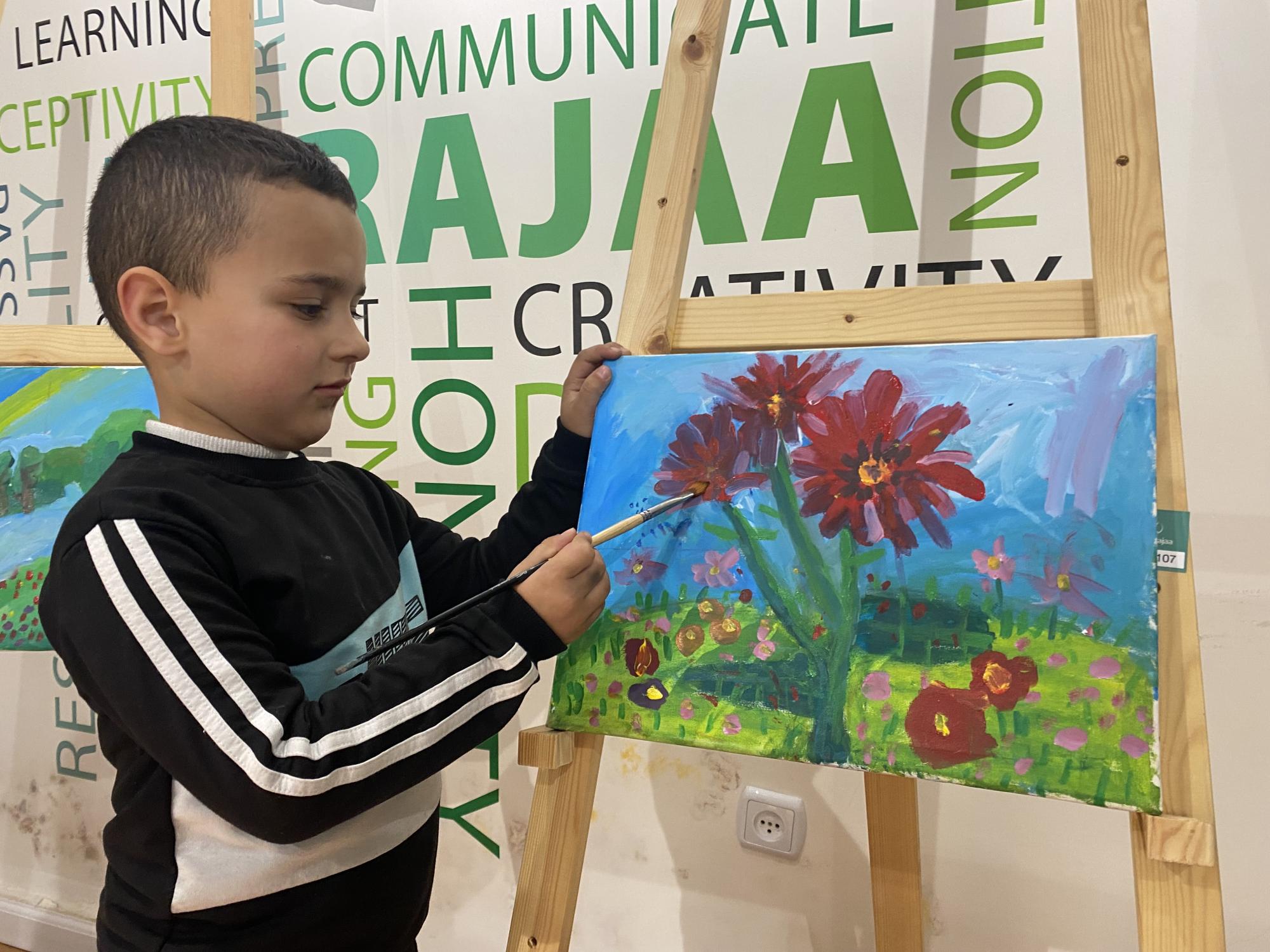 Participants in the Art of Painting program