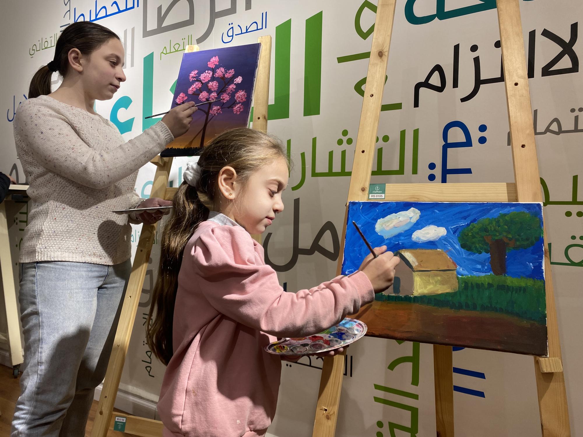 Participants in the Art of Painting program